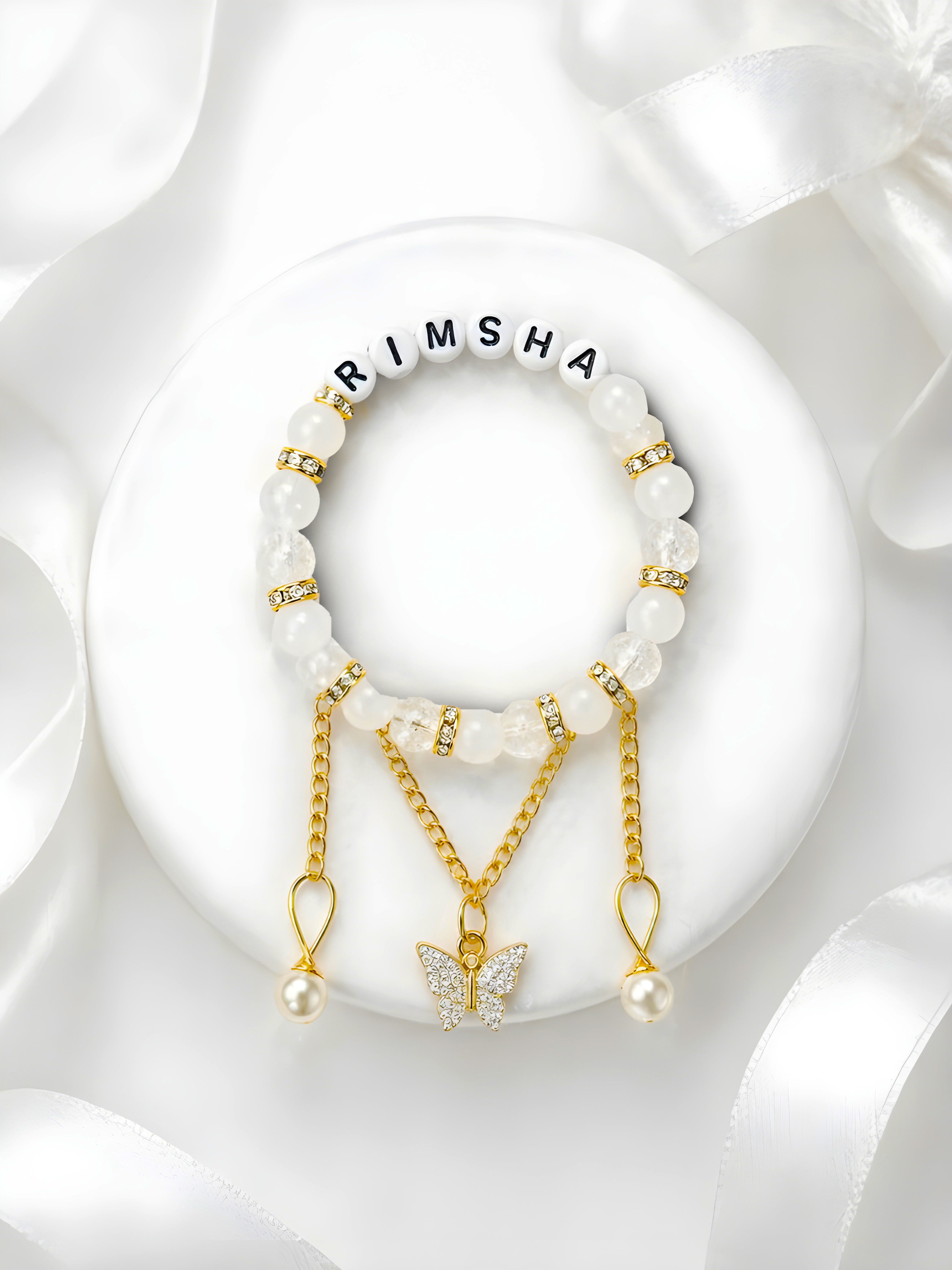 Butterfly Custom Name Bracelet | Buy 1 Get 1 Free | Free Delivery Free Packing
