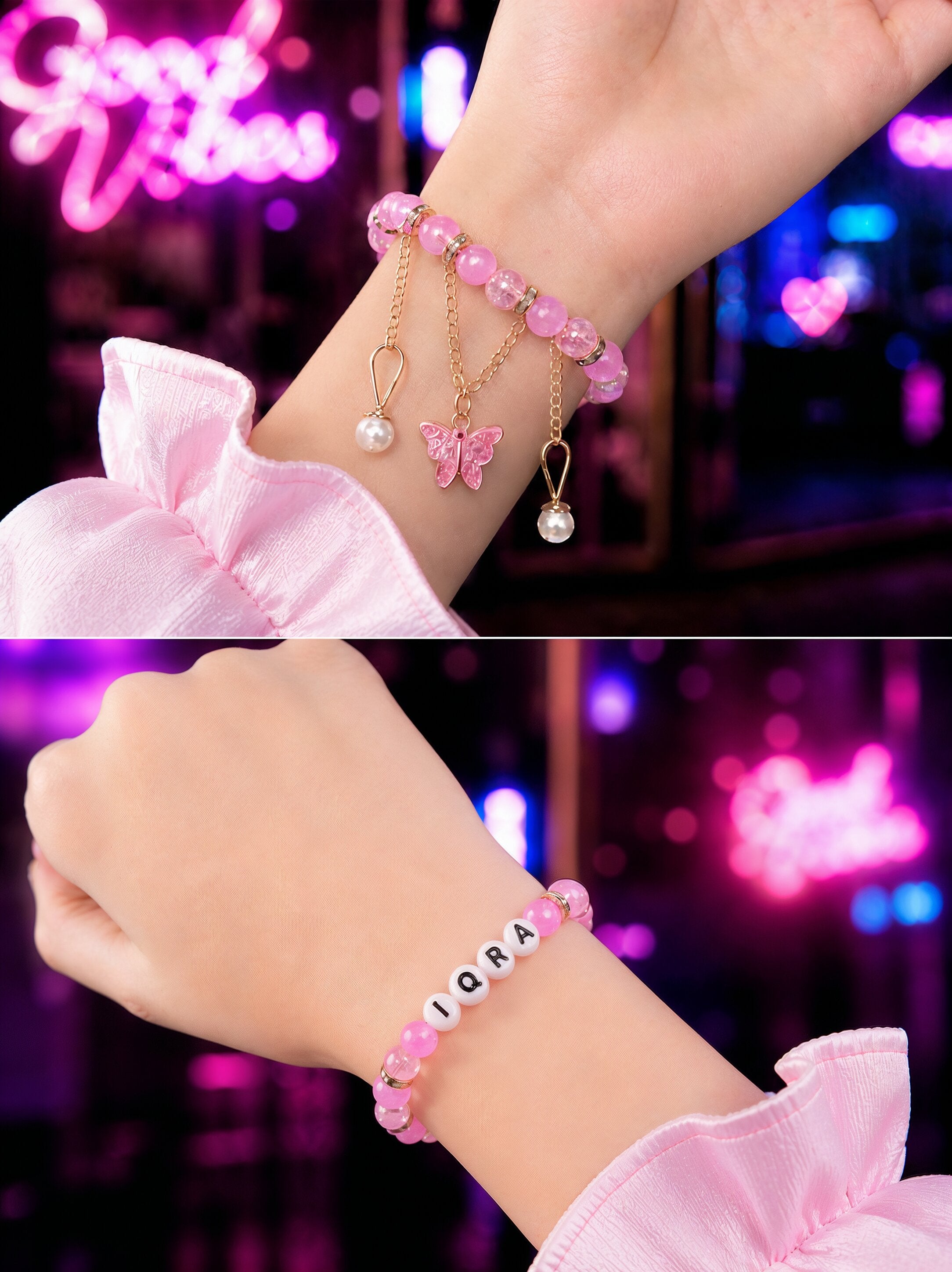 Butterfly Custom Name Bracelet | Buy 1 Get 1 Free | Free Delivery Free Packing