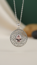 Silver Filigree Pendant Necklace